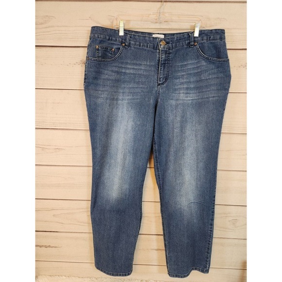 Just My Size Women's Blue Straight Leg Classic Fit Denim Janes‎ Size 22W - Picture 1 of 7